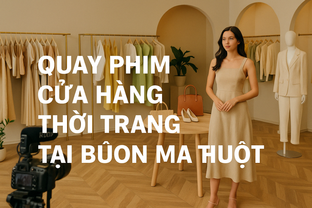 Quay phim cửa hàng thời trang BMT
